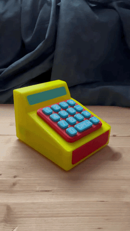 Kiddy Cash- The fully 3d-printed cash register set 3d model