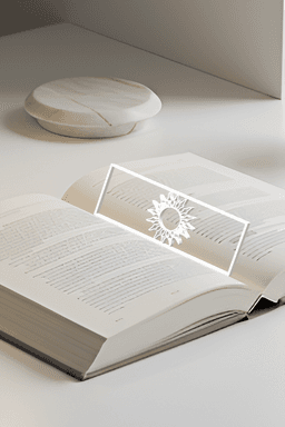 Sun Bookmark, Creativity Bookmark, Gift Idea 3d model