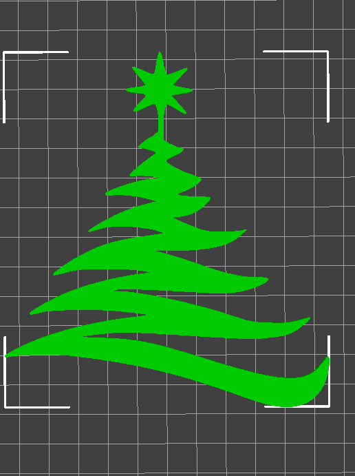 Zig Zag Christmas tree ornament  3d model