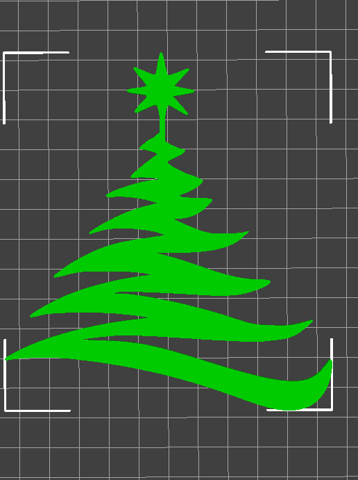 Zig Zag Christmas tree ornament 3d model