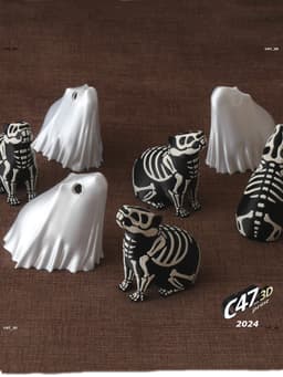Halloween Capybara 3d model