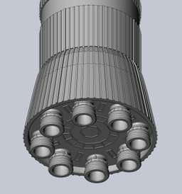 Saturn 8 Apollo Direct Ascent Alternative Moonrocket 3d model