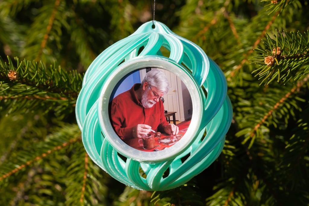 Picture Frame Christmas Ball Ornament 3d model