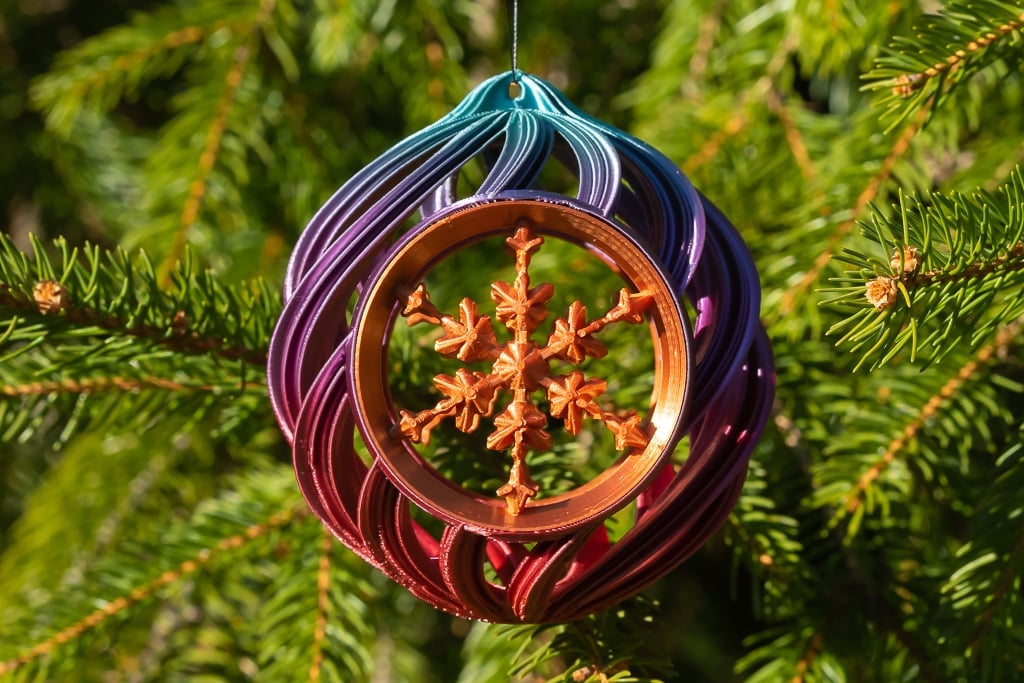 Picture Frame Christmas Ball Ornament 3d model