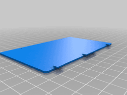 Wii U dual 18650 battery tray 3d model