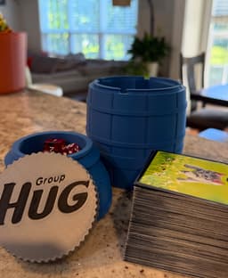 Group Hug Barrel Deck Box 3d model