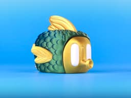 COOBO Fish & Manta Ray 3d model