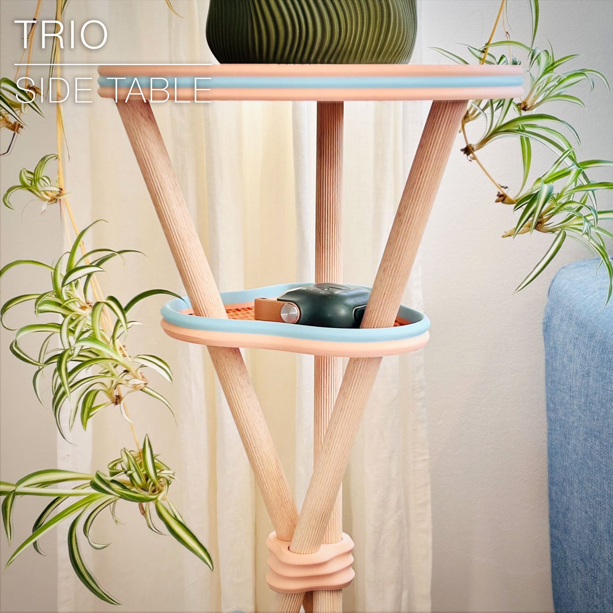 TRIO | Tripod Side Table 3d model