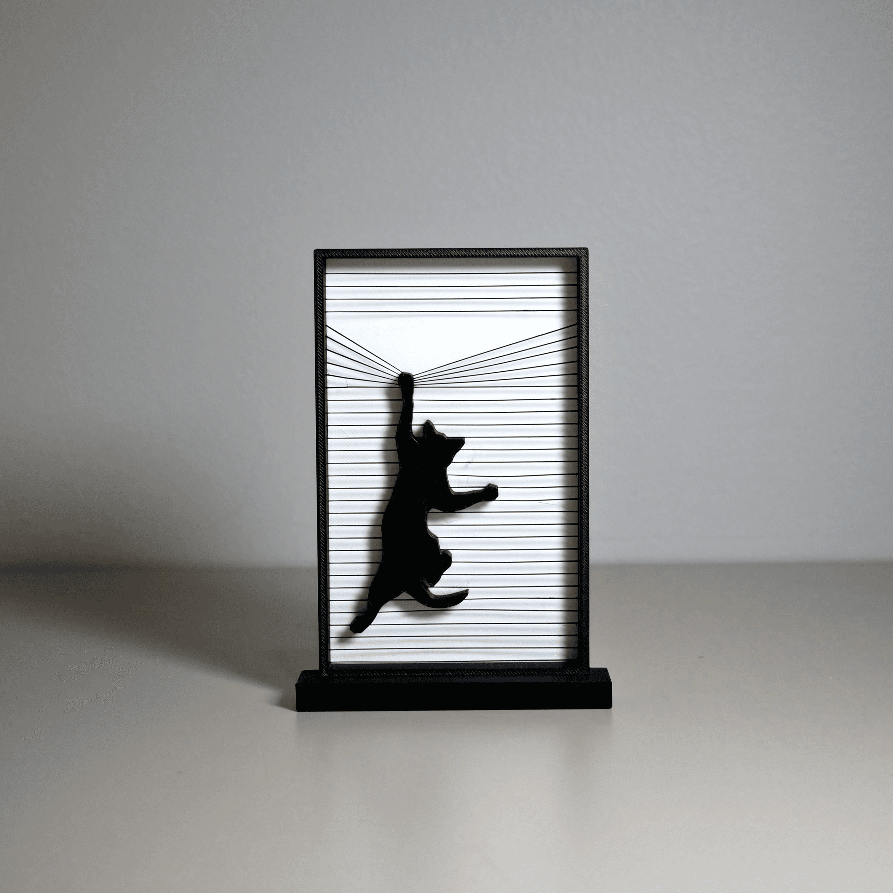 Hanging Cat Ornament 3d model