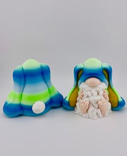 Long Ear Bunny Gnome 3d model