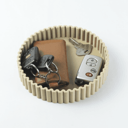 The Biscuit Catch All Bowl STL | 3D Printable Decorative Tray | Modern Catch All Bowl Design 3d model