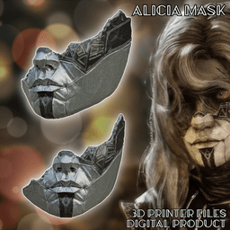 Alicia Mask Clair Obscur Expedition 33 3d model