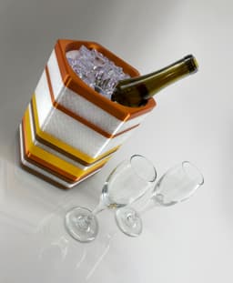 Wine Bucket - Champagne Ice Bucket Chiller With Storage Tray 3d model