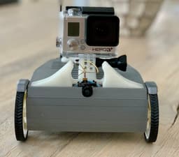 RC FPV-Trike with rear steering wheel 3d model