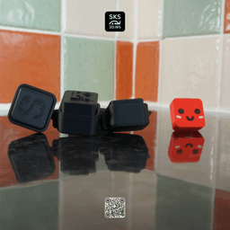 Strong Articulating Name & Letter Mechanical Switch Fidget Clicker 3d model