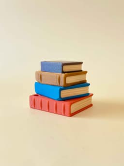Enchanted Library Bookstack Clicker Keychain Fidget Toy Bundle 3d model