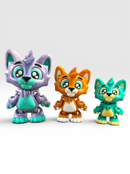 Floppy Friends - Leroy Kitty 3d model