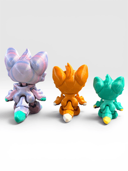 Floppy Friends - Leroy Kitty 3d model