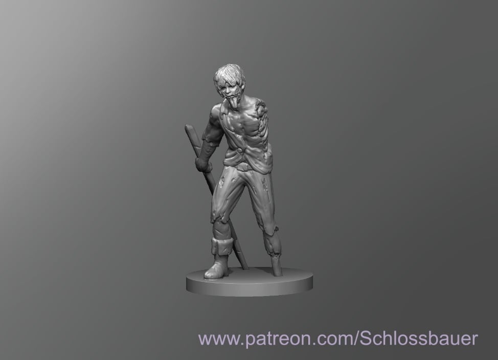 Zombie Son 3d model