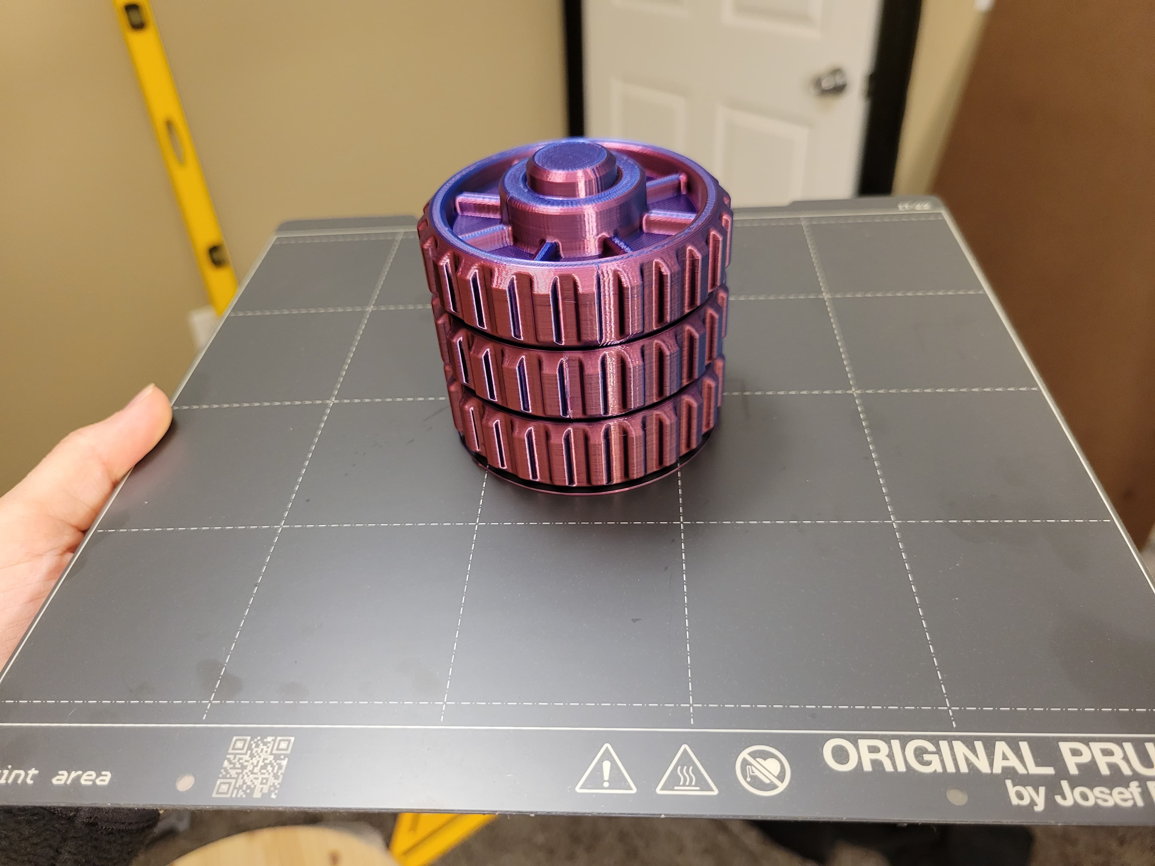 Prusa MK3S+ at 0.15 mm layer height, 13.5 hours :0