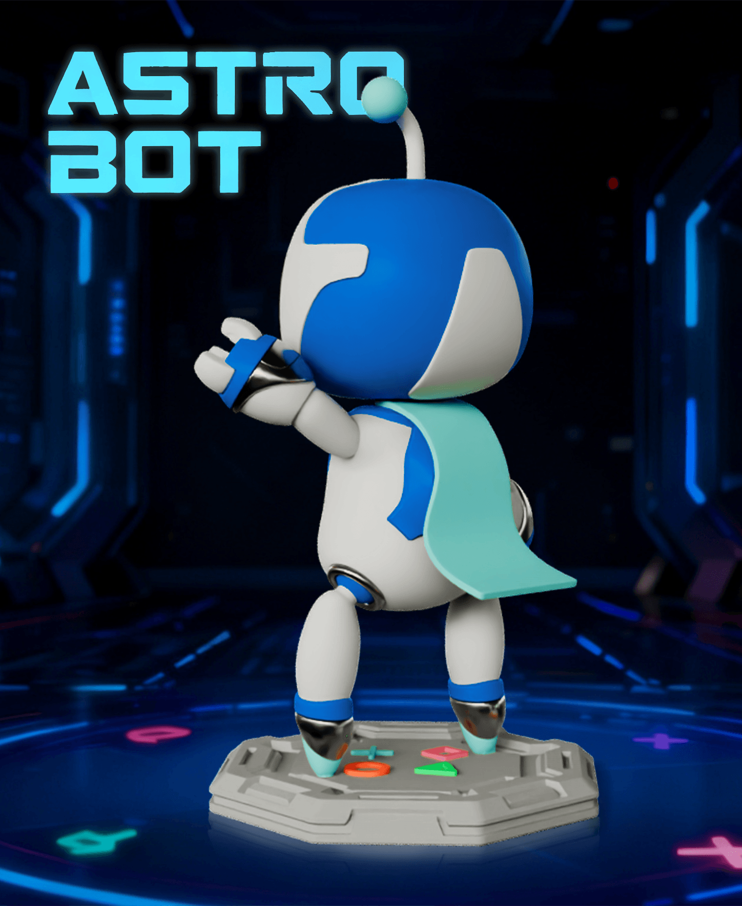 Astro Bot 3d model
