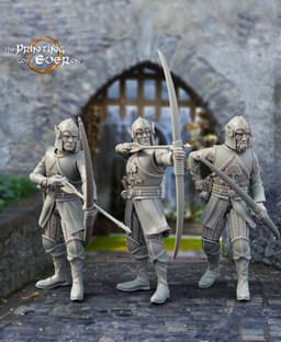 Gonthan Archers - 3 Poses 3d model