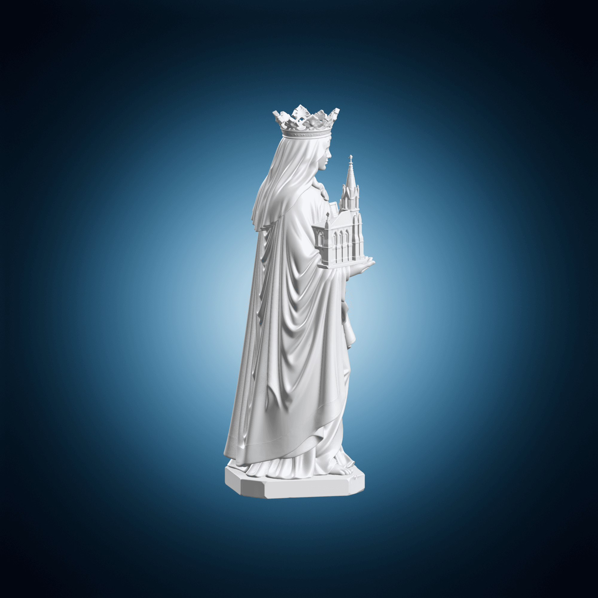 Saint Hedwig 3d model