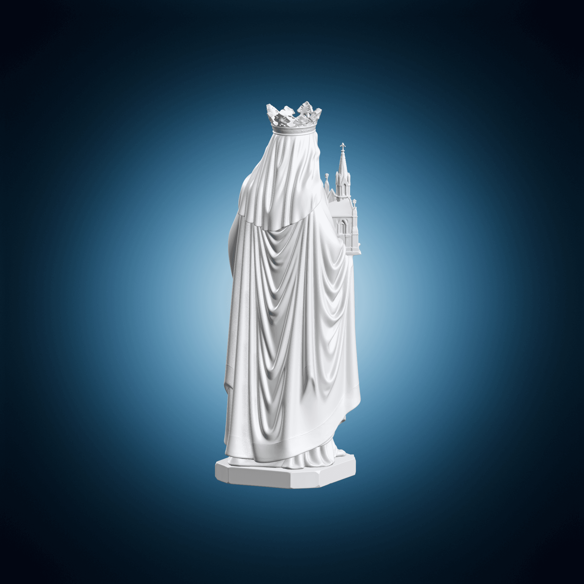 Saint Hedwig 3d model