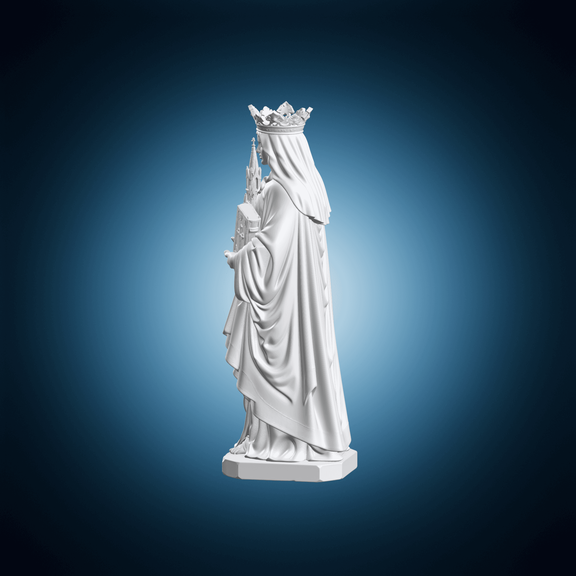 Saint Hedwig 3d model