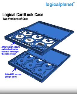 Logical CardLock Case - The Programmable Gift Card Case with a Twist 3d model