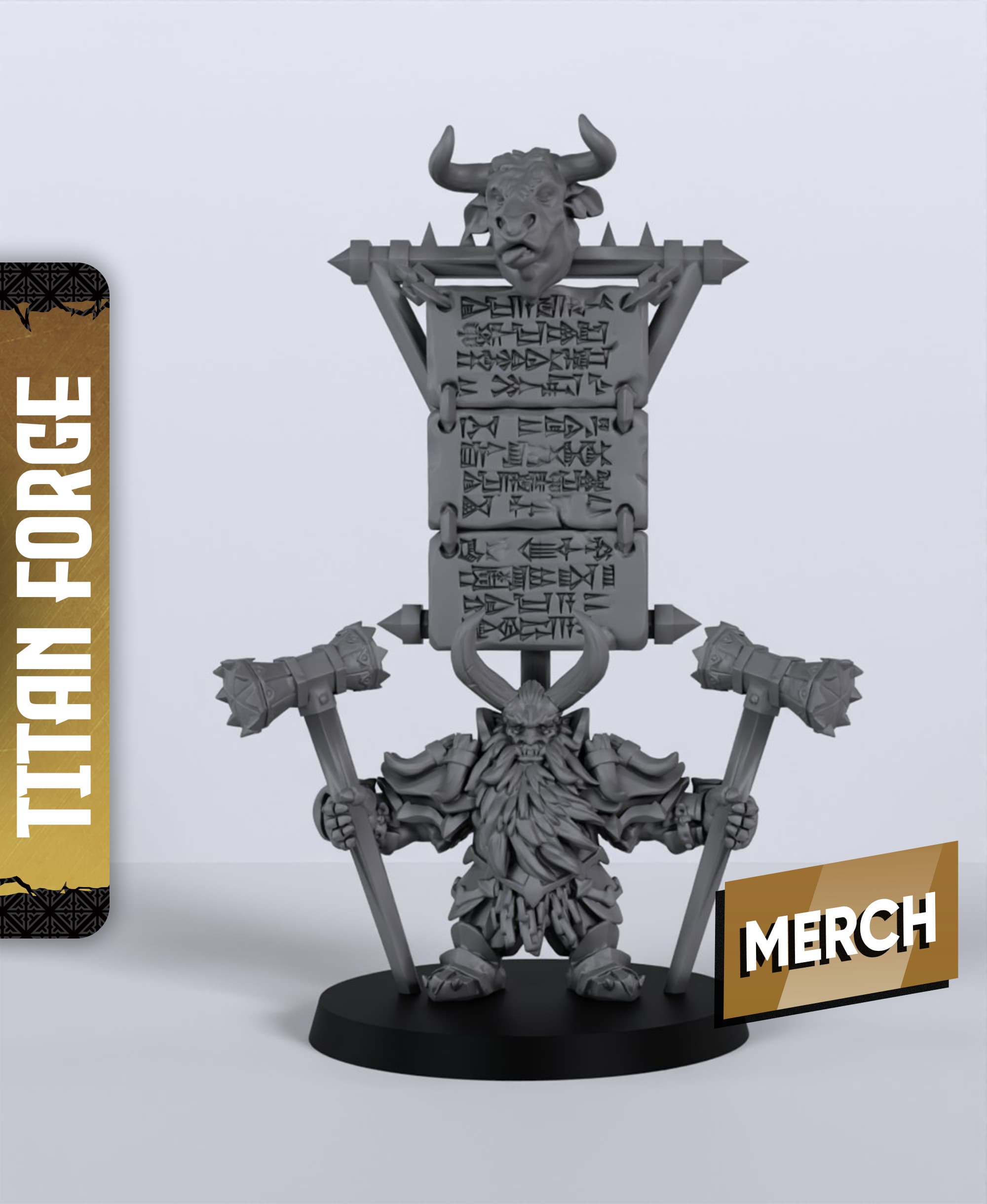 Beshazzar the Law Keeper - With Free Dragon - 5e DnD Inspired for RPG and Wargamers 3d model