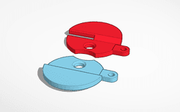 Zipper Clip - Security Lock 3d model