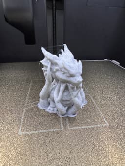 Cute Baby Dragon Figurine | Easy Print | No Supports Fantasy Desk Pet 3d model