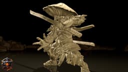 Riku Sporezan of the Mycōjin 3d model