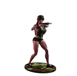 Post-Apocalyptic Crossbow Soldier v2 3d model