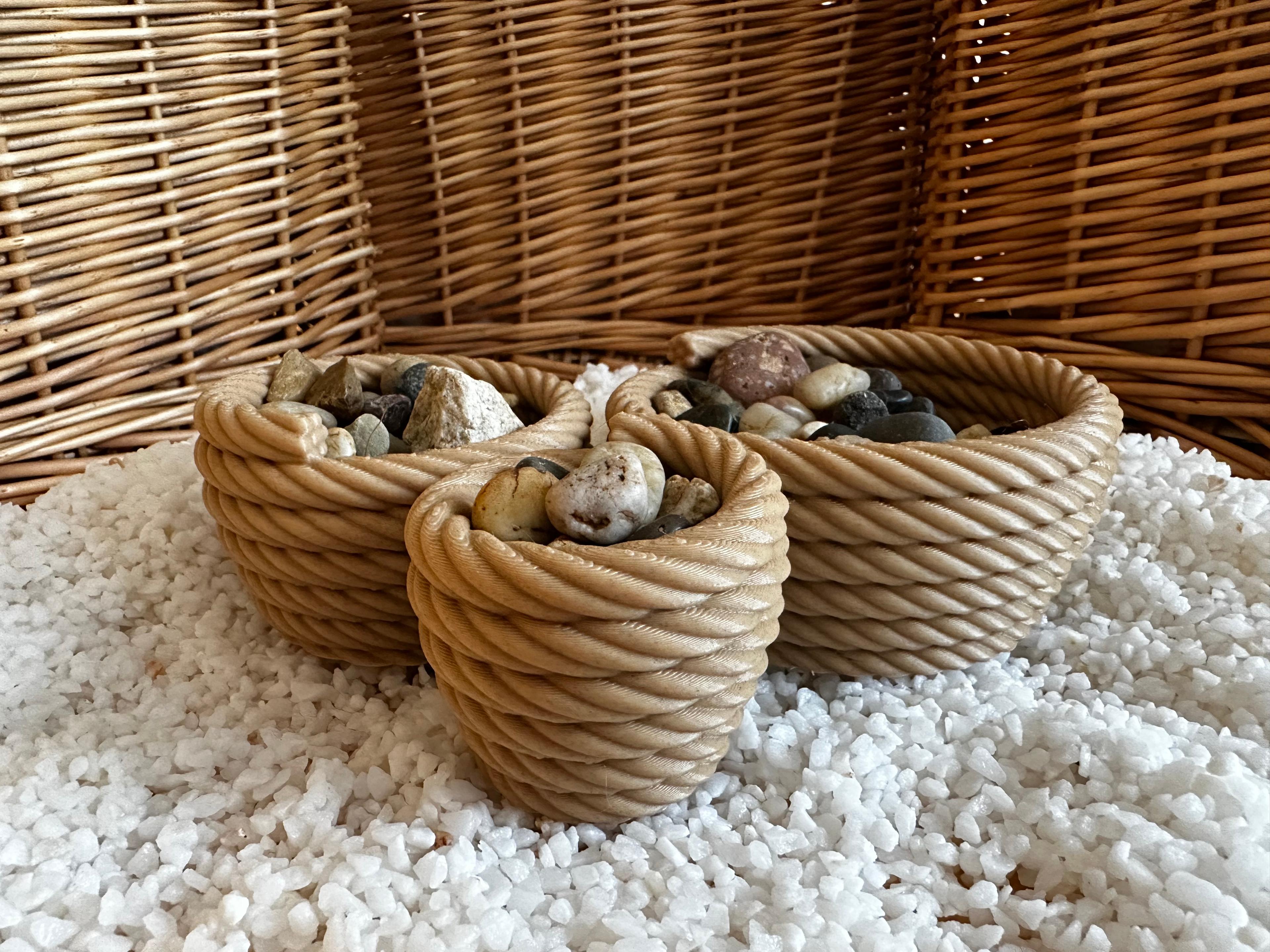 Nesting Rope Bowl (Medium) 3d model