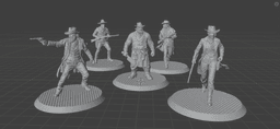 MINI LOOTS COLLECTIBLES: THE OLD WEST EDITION – THE BANDITS PACK 3d model