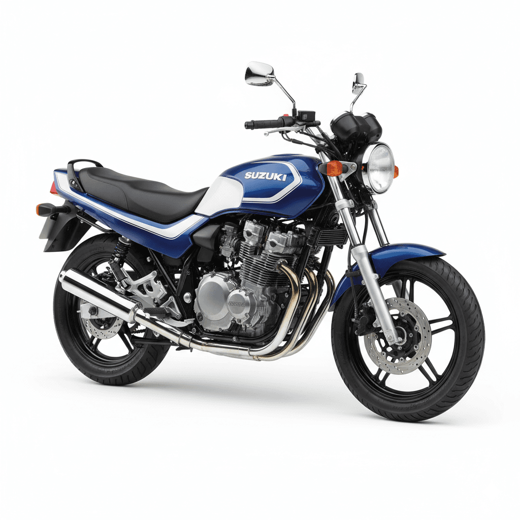 Suzuki GS500 Beginner Street Motorcycle 3d model