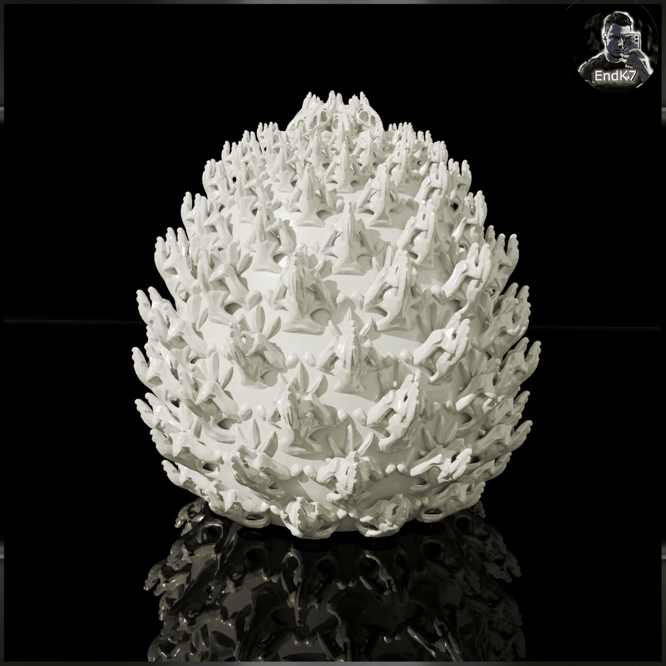 Dragon Egg No. 8 3d model