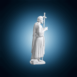 Saint John Sculpture 3d model