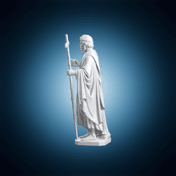 Saint John Sculpture 3d model