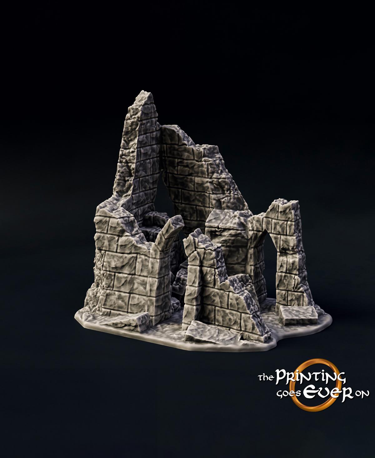 Ruin Piece - Tribes Extra Model 3d model