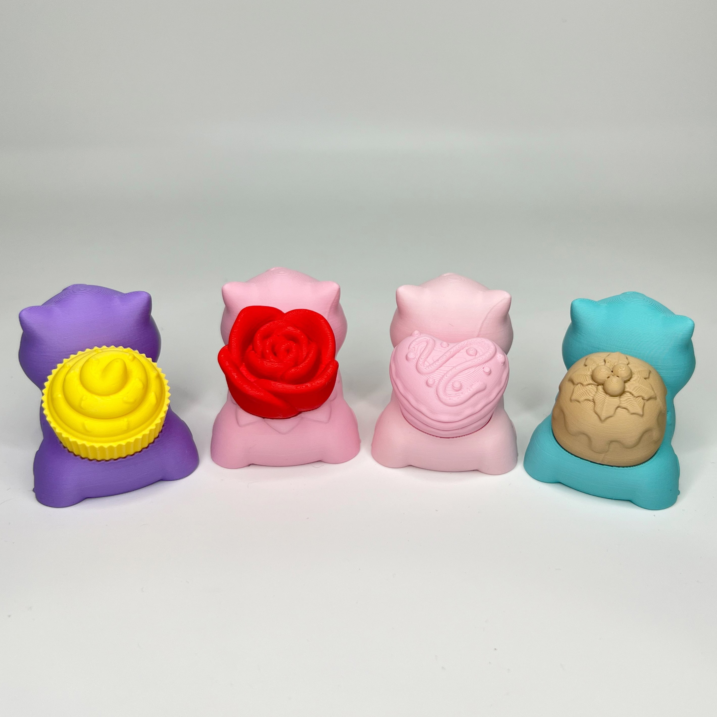 Valentine Dessert Bulbasaur Set 3d model
