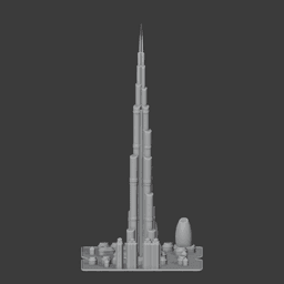 Burj Khalifa 3d model