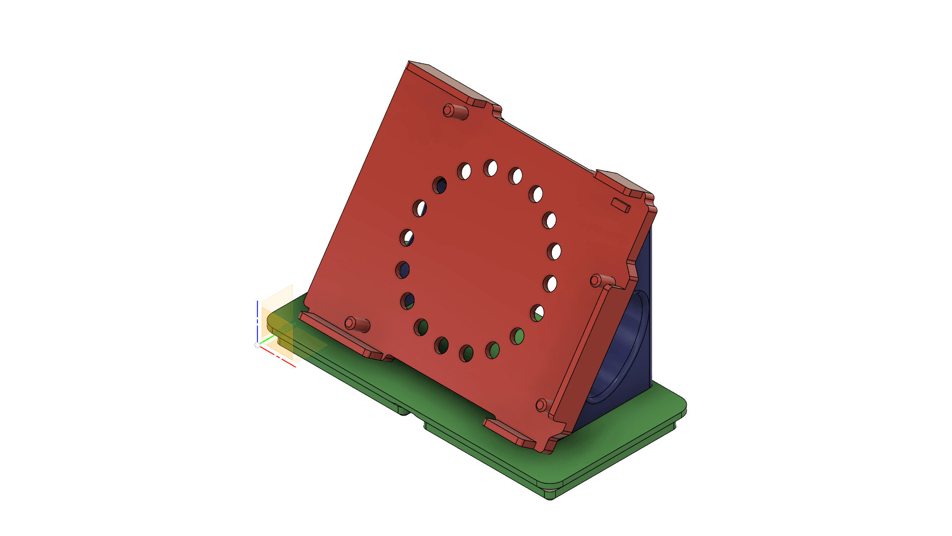 1x2 Gridfinity Arduino Adapter Plate v18 3d model