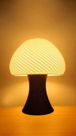 Valentin Table Lamp - Mushroom Lamp - Lamps & Lighting by Lunfardo 3d model