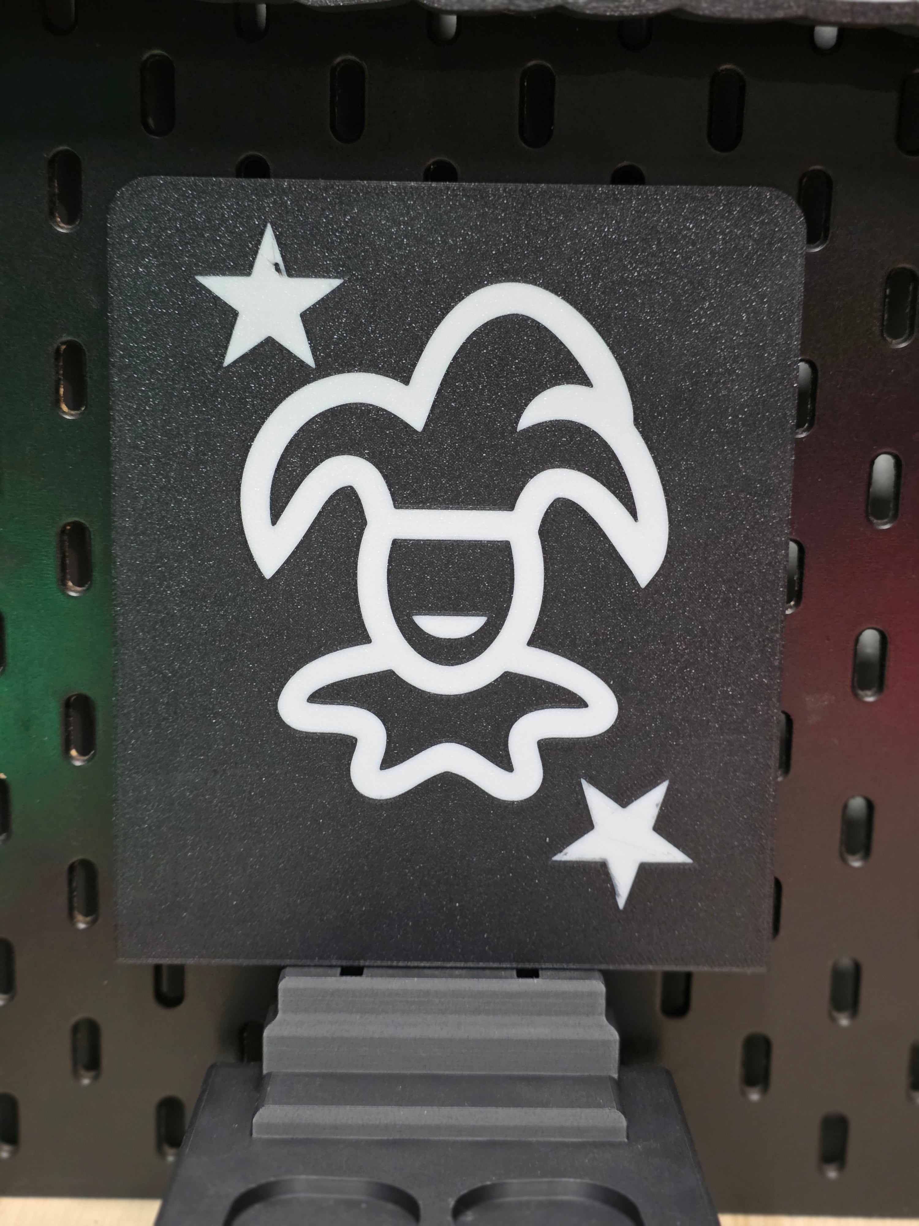 The Chunker Multicolor Backer and Nameplates 3d model