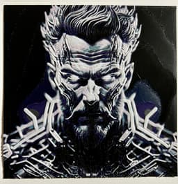 Cybernetic Man (Hueforge) 3d model