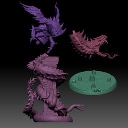 Yig, Father of Serpent 3d model