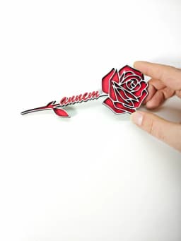 Mother's Day Rose-Anneler Günü Gül 3d model
